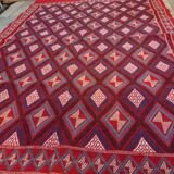 Red mergoum carpets woven by hand 172x240cm