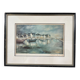 Tableau : Lithographie - Port en Bessin de Claude Guillemot