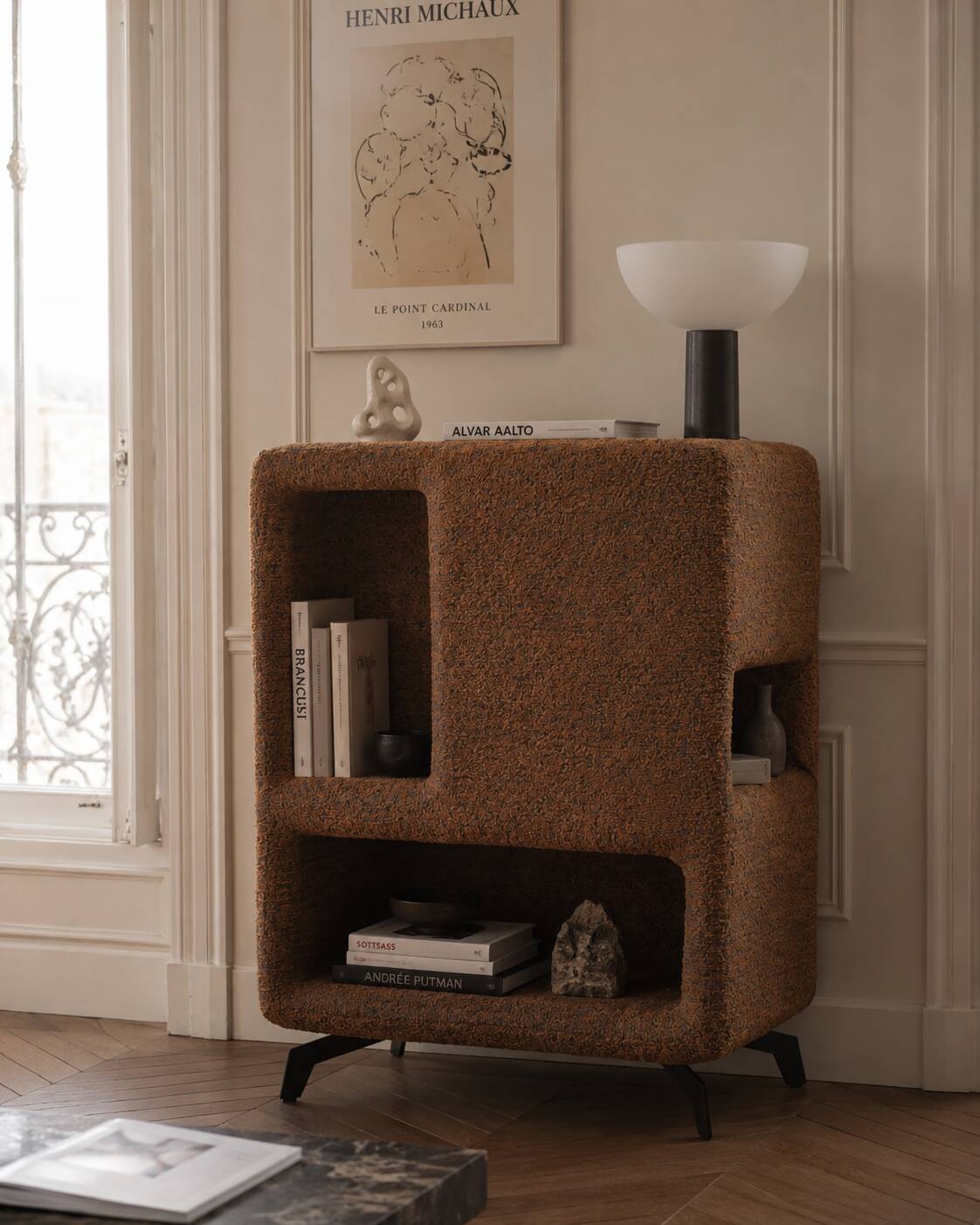Cabinet — sculptural storage object handcrafted by Zachte Zaken.