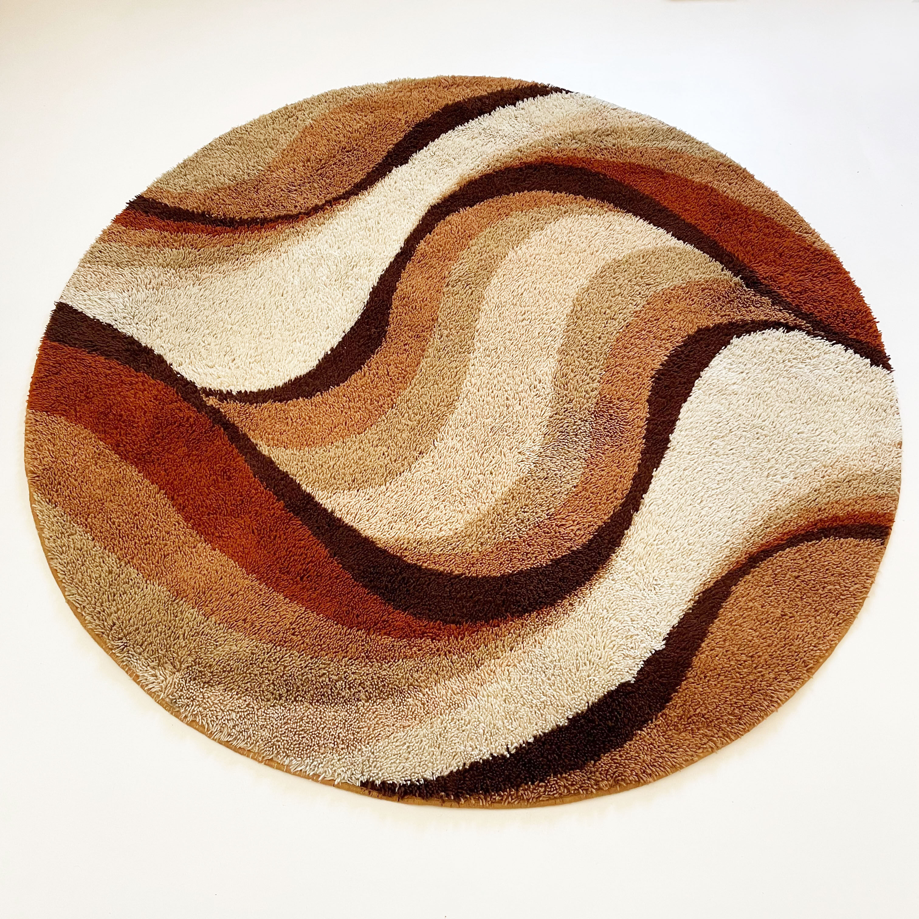 Vintage High Pile Rya rug by Prinstapijt Desso, Netherlands, 1970s