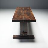 Robust Travail Populaire Farm Table, France, 19th Century