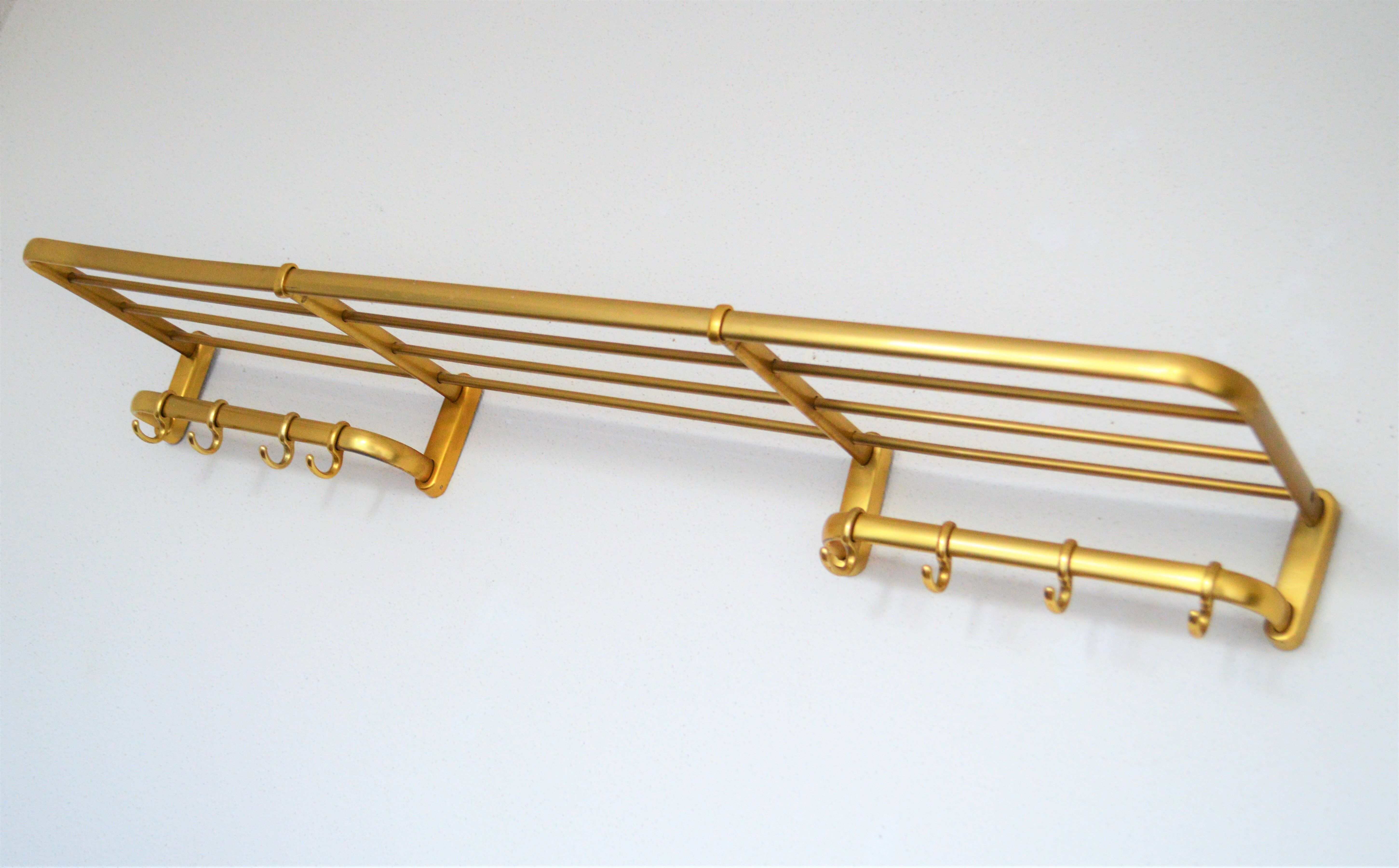 Vintage Design Coat rack Bauhaus wall in Laition of the 50s