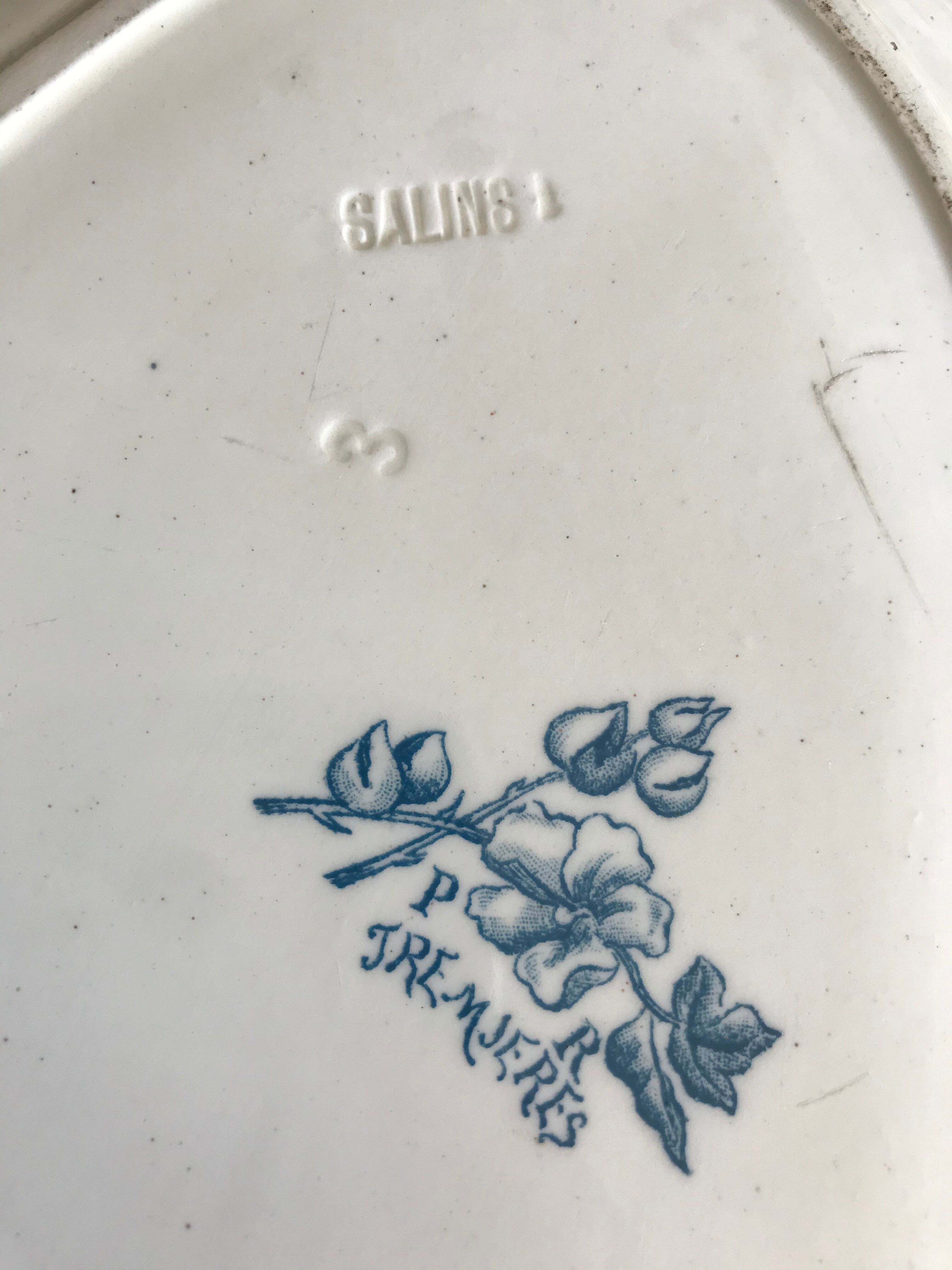 Iron earth oval dish