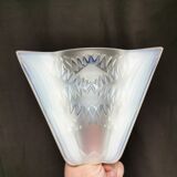 Petitot art deco chandelier, opalescent glass