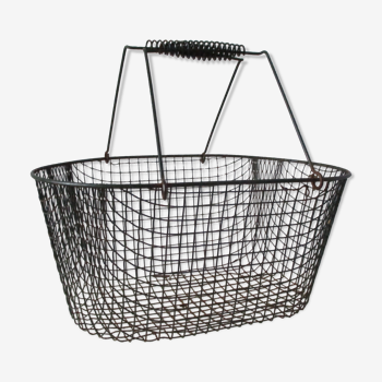 Old iron basket