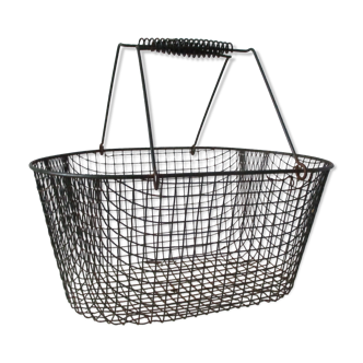 Old iron basket