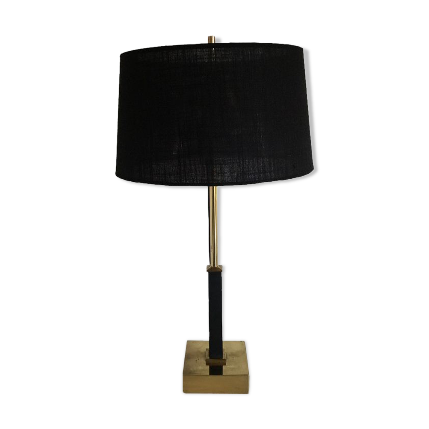 Stylish Brass Table Lamp By Deknudt