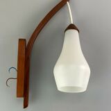 60s 70s lamp teak light wall lamp Uno & Östen Kristiansson Luxus 60s