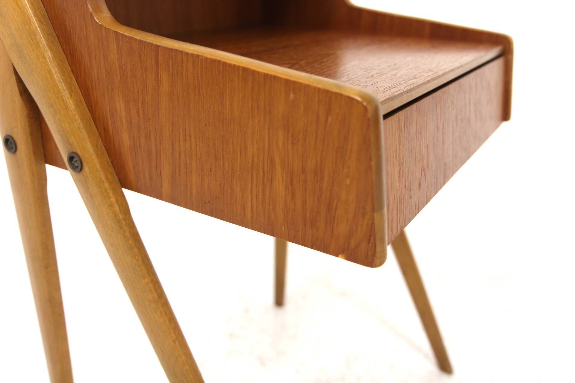 Set of 2 teak bedside tables, Sweden, 1950