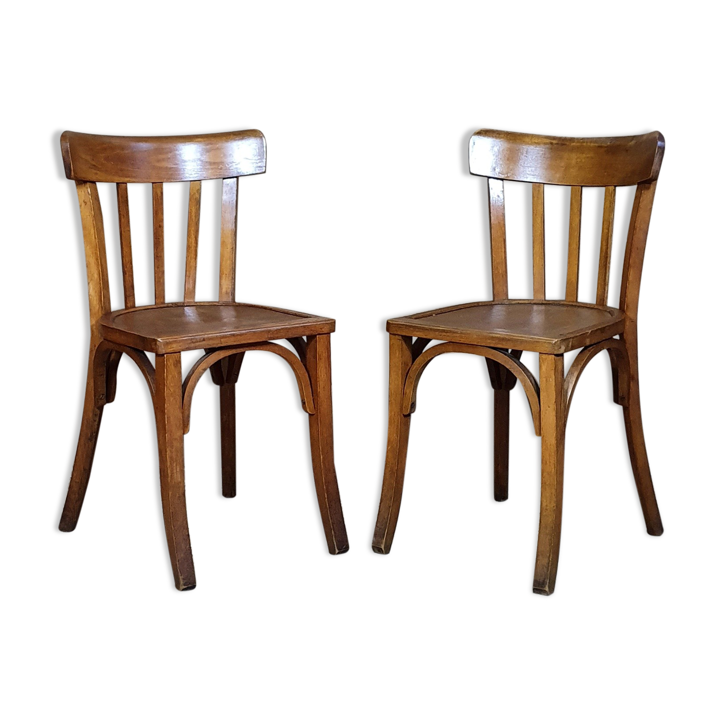 Pair of 40s/50s bistro chairs