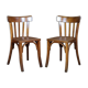 Pair of 40s/50s bistro chairs