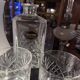 6 whisky glasses and 1 crystal decanter