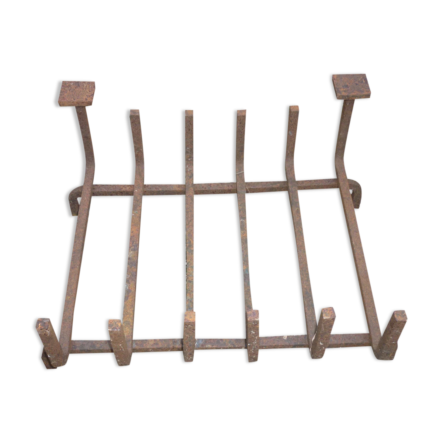 Wrought iron log door