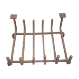 Wrought iron log door