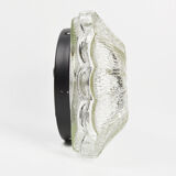 1970s modern glass plafond HP Leuchten, Germany