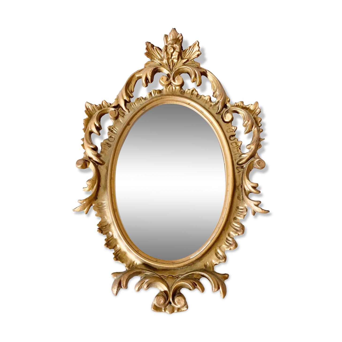 Vintage golden mirror