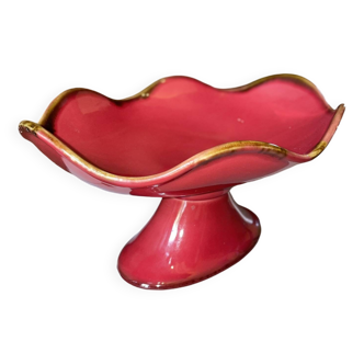 Red ceramic cup
