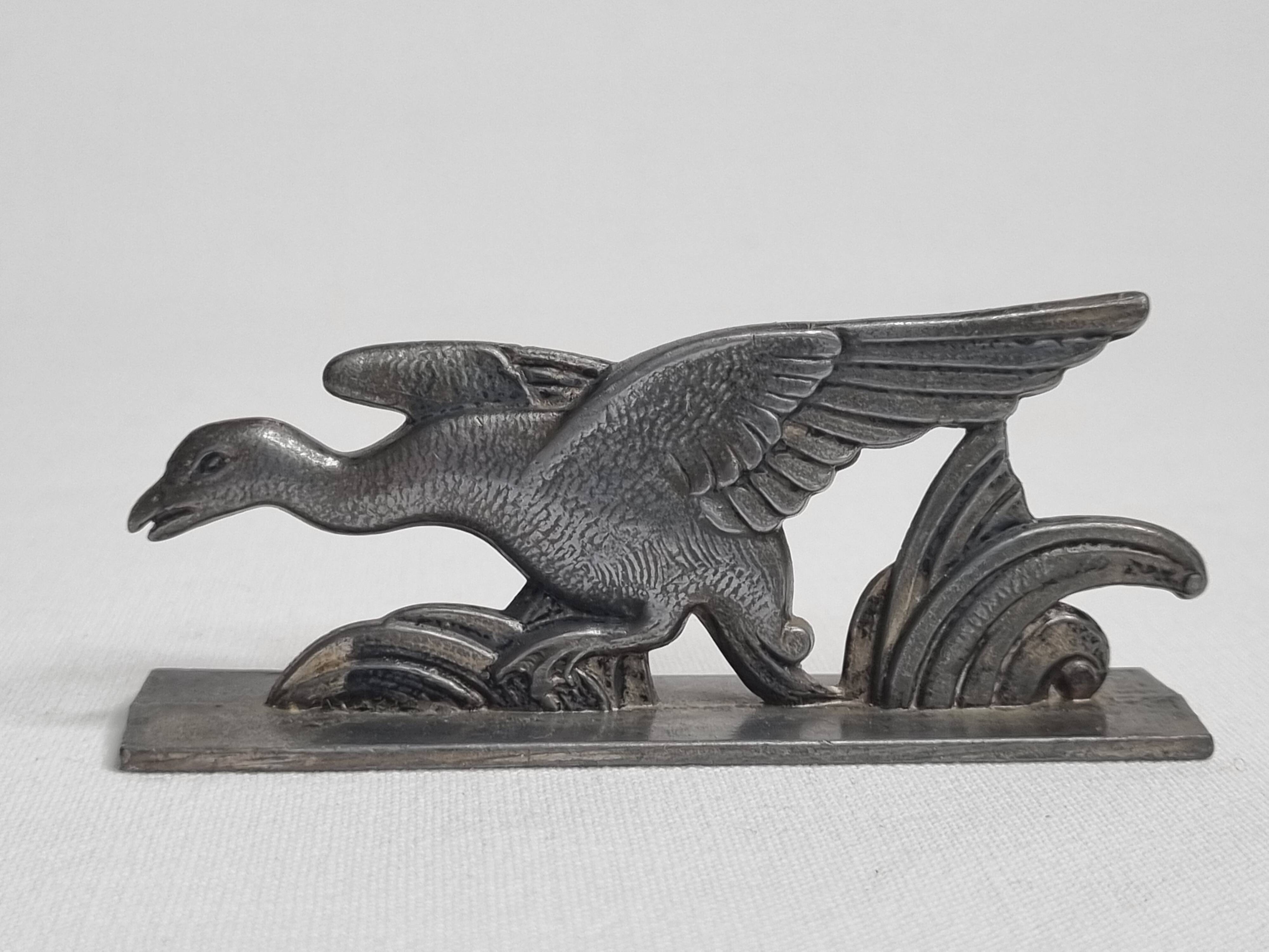 Set of five Art Deco Wild Animal Knife Holders, after Joseph Buisson