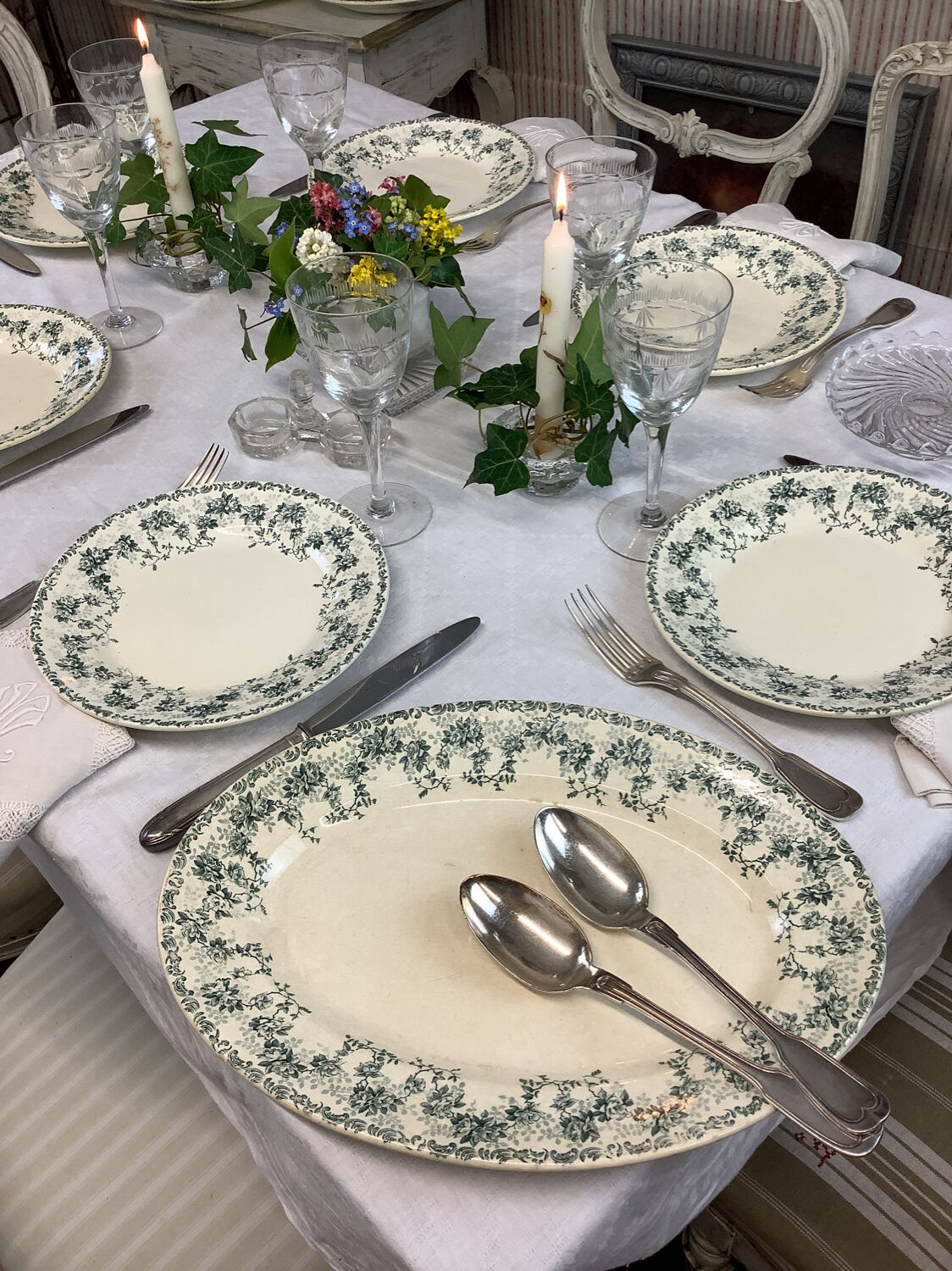 Old dish Terre de fer made in france Choisy le Roi