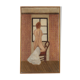 Painting, in front of a window