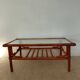 1970s rattan coffee table