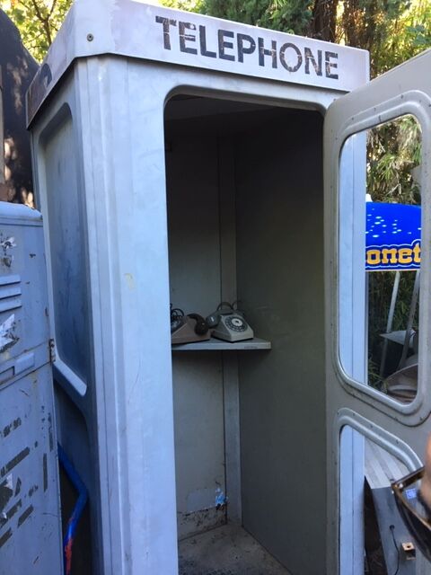 1970 fiberglass telephone booth