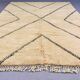 Traditional handmade Moroccan wool rug 250cmx150cm