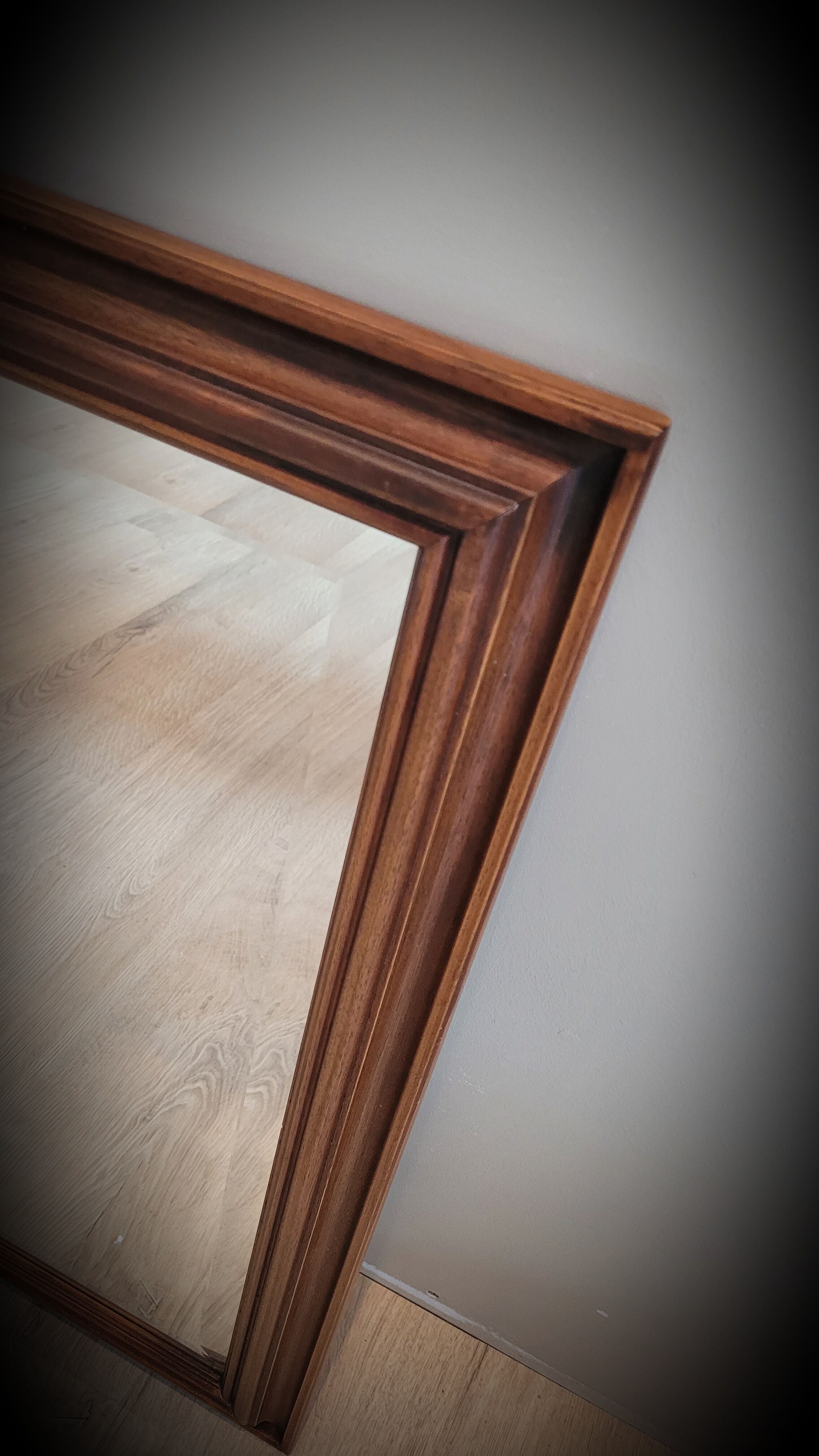 Classic wooden mirror 50x70