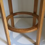 Scandinavian wooden top stool