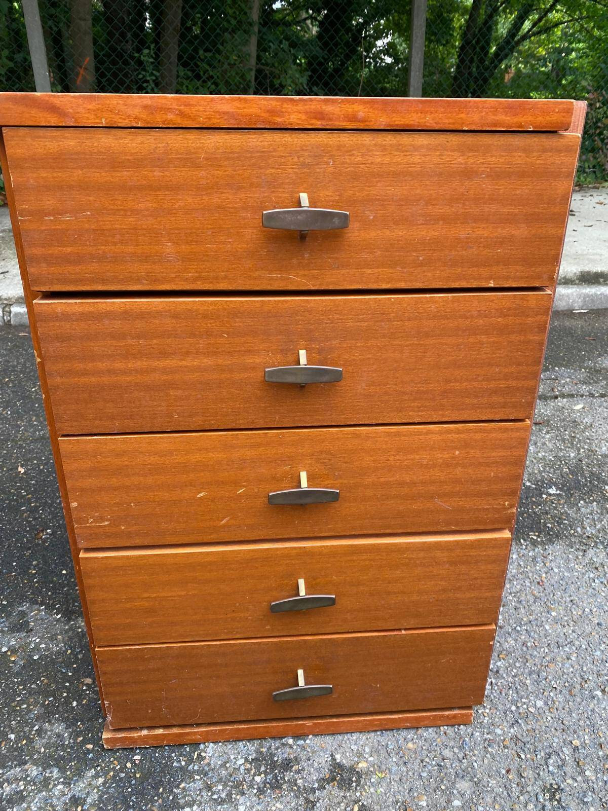 Scandinavian chest of drawers from the 60s in teak
