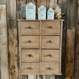 Hanging craft cabinet with drawers