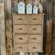 Hanging craft cabinet with drawers