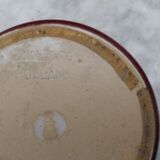 Vase Zaalberg Holland vintage 1960 red