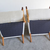 Pair of Armchairs "Progetti" Umberto Asnago for Giorgetti, signed, italy 1980s