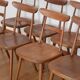 6 Scandinavian bistro chairs