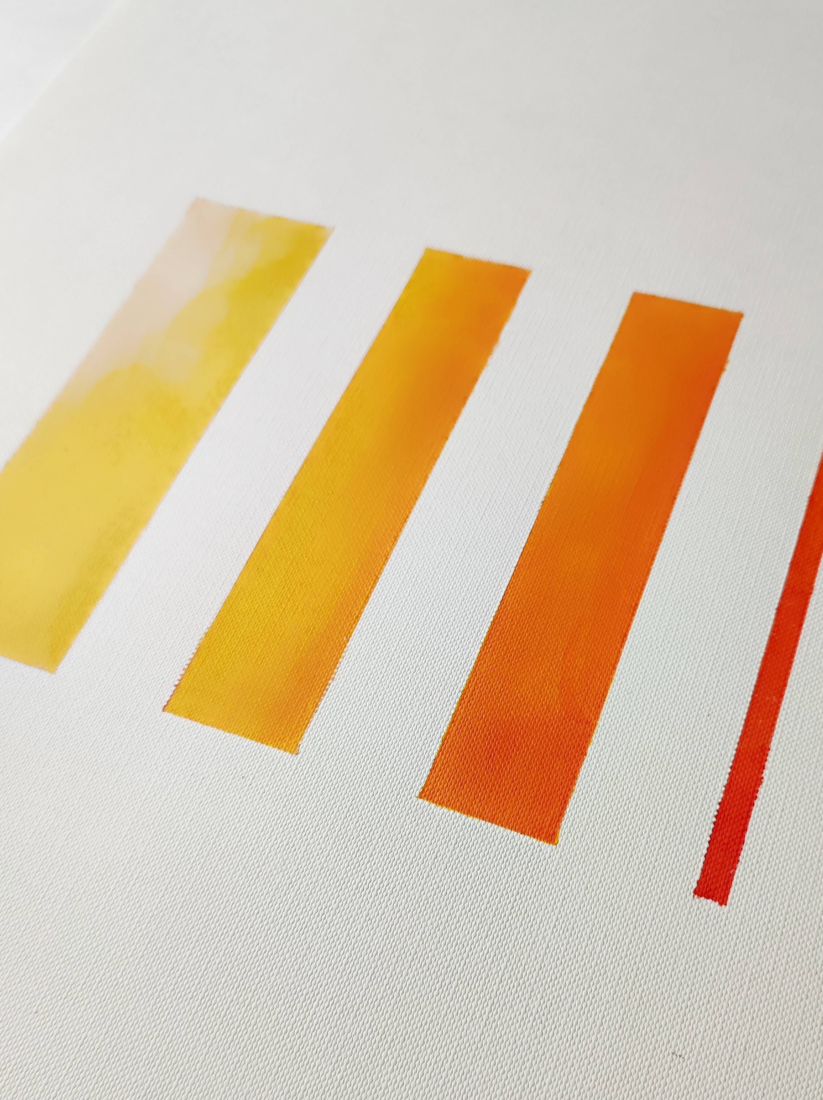 Minimalist geometric painting