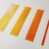 Minimalist geometric painting