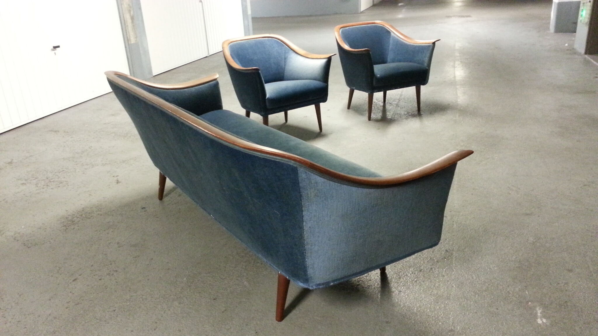 Sofa and chairs Scandinavian 50s Georg Jensen Vatne furniture