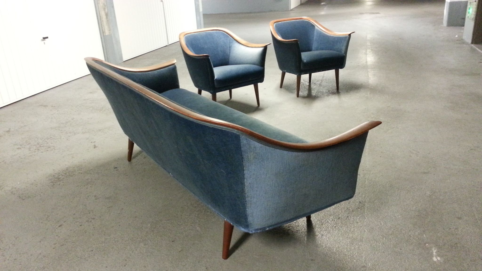 Canapé et fauteuils scandinaves années 50 Georg Jensen Vatne Mobler