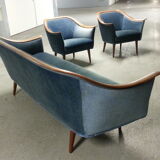 Sofa and chairs Scandinavian 50s Georg Jensen Vatne furniture