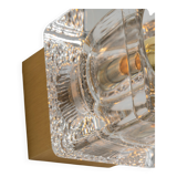 Small wall lamp in brass and crystal by Peill & Putzler, Germany