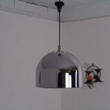 Large chrome-plated ceiling lamp from Staff, 1960s