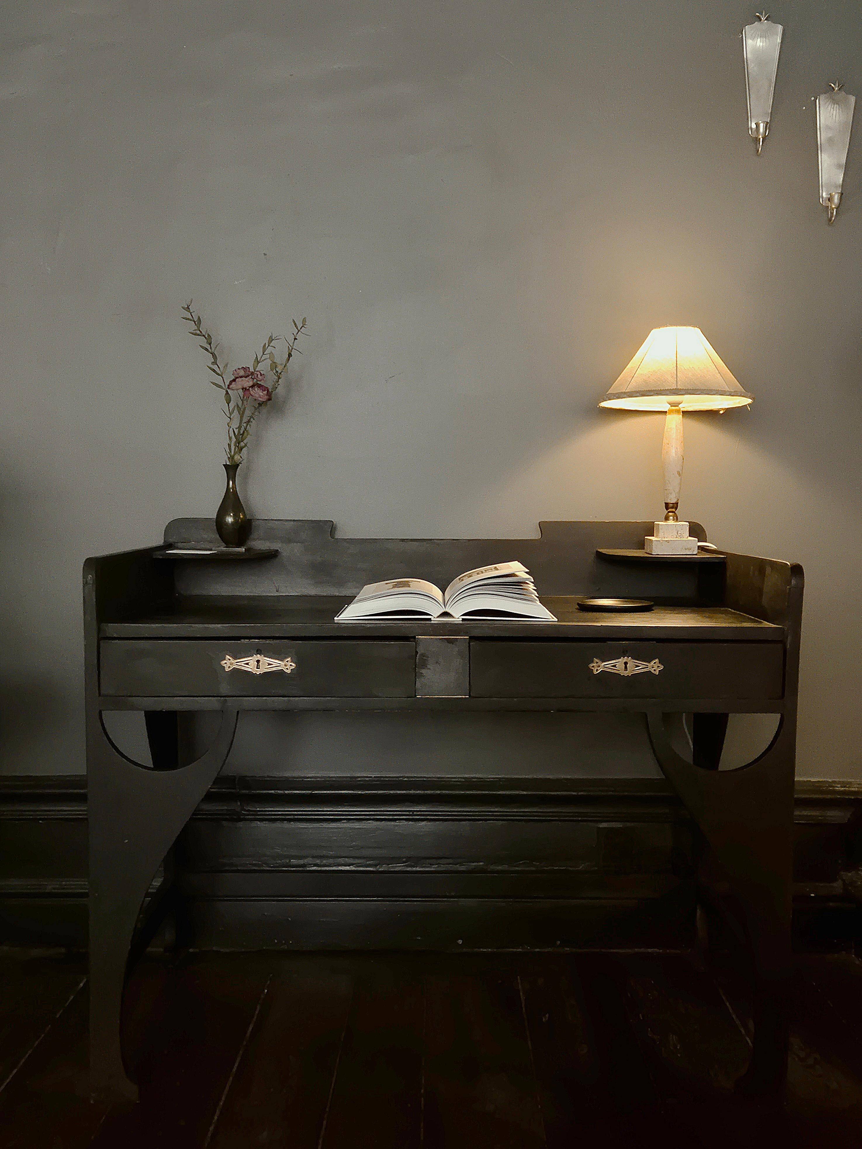 Sculptural desk by Jugend de N. Boman OY Finland, royal supplier to Sweden in 1927.