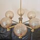 Mid-Century Brass Sputnik Chandelier, Germany, 1970s