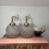 Pair of vintage wall sconces