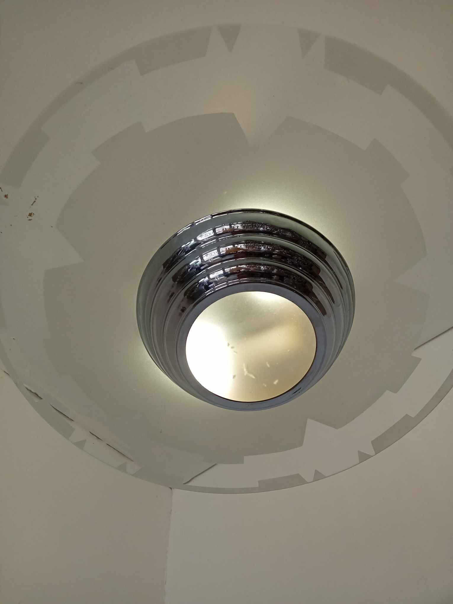 Art Deco slab chandelier