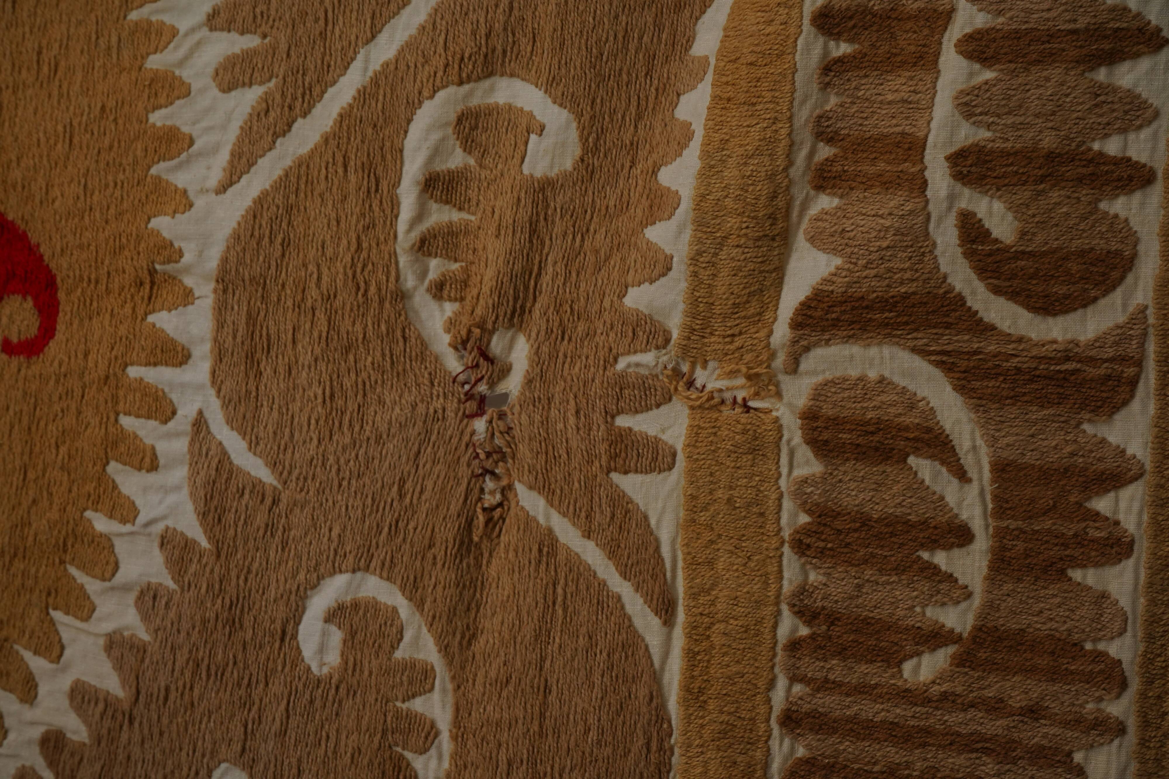 Vintage Turkish hand-knotted rug 127x150 cm