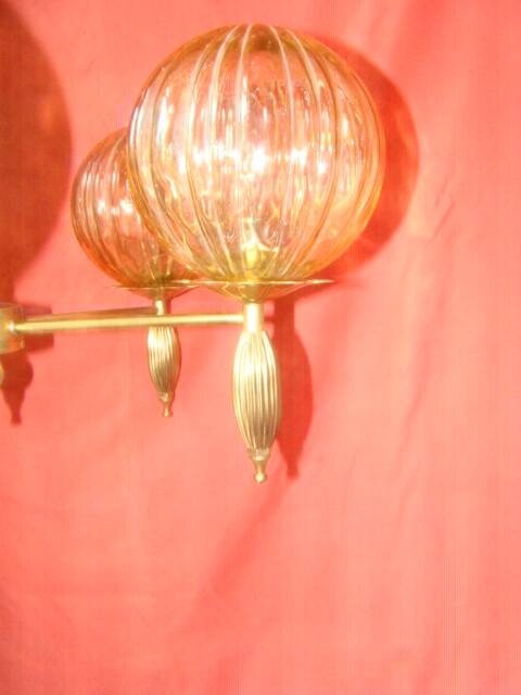 five-armed chandelier from the 1970s