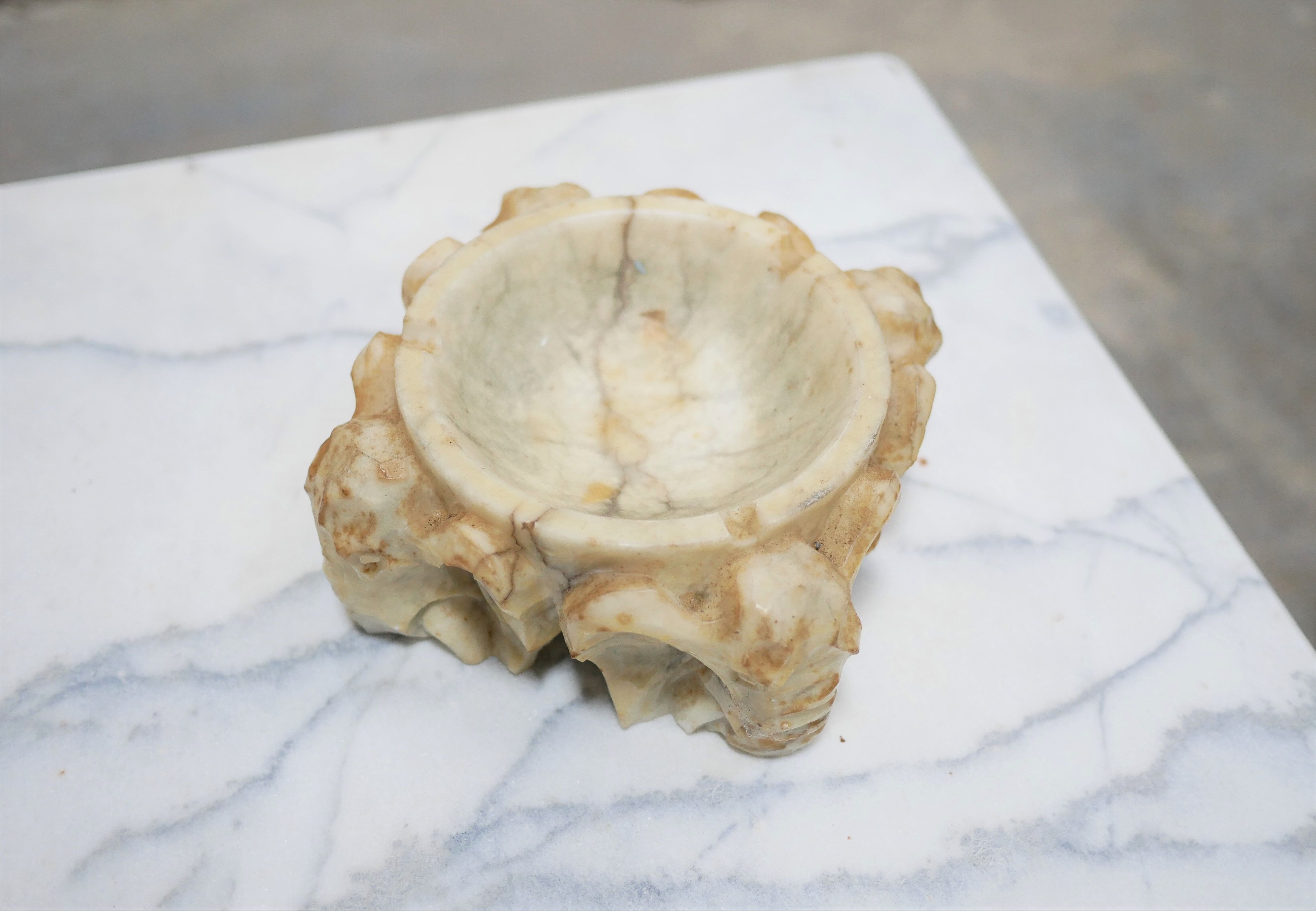 Vintage ashtray in alabaster