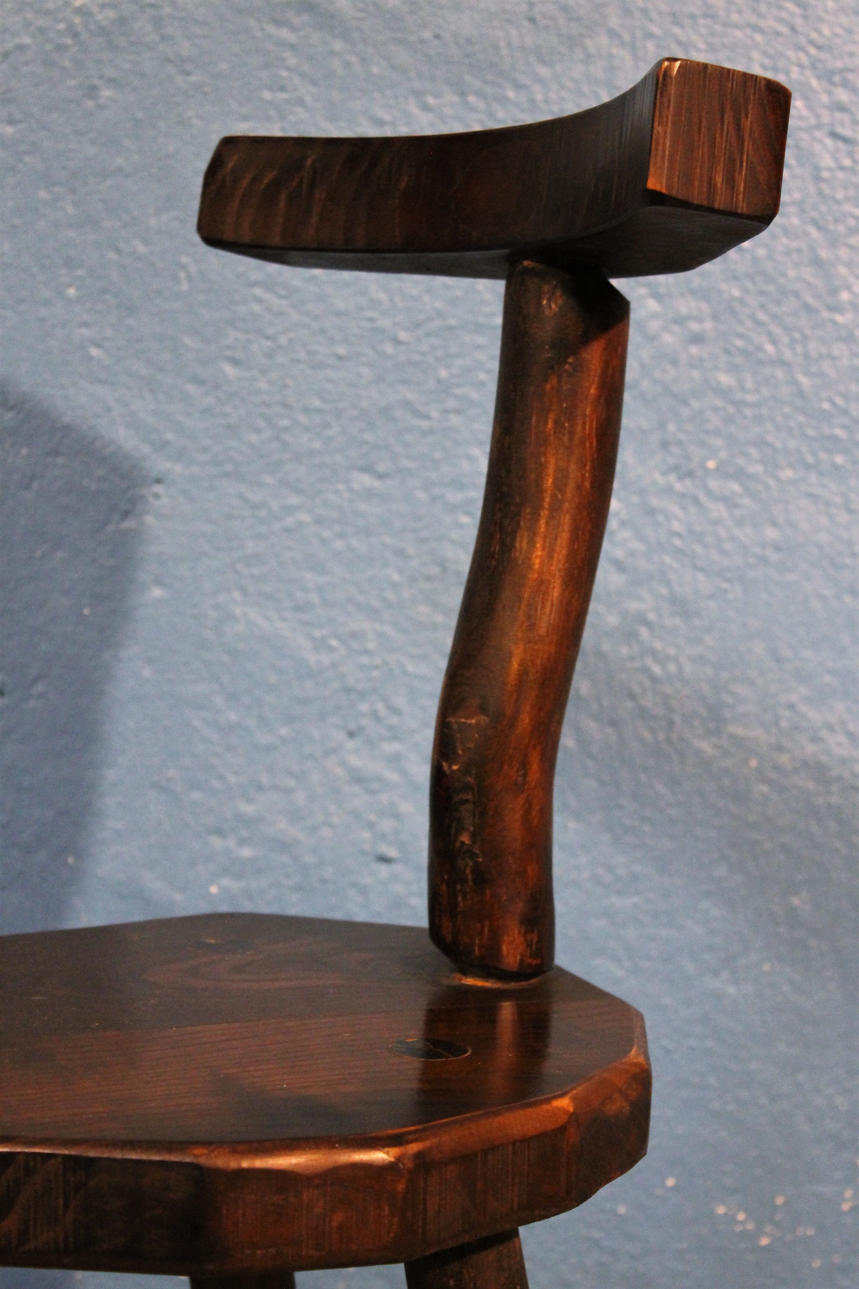 Tripod chair "Brutalist" 1950s